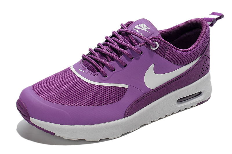 Nike Air Max 87 90 Chaussures De Femmes De Blanc Violet